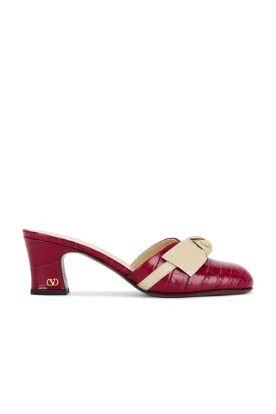 Valentino Knotty Mule In Multi