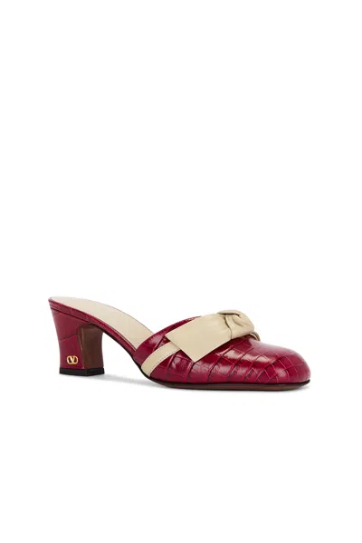 Valentino Knotty Mule In Multi