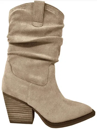 Very G Women's Morocco Bootie Shoe In Light Taupe