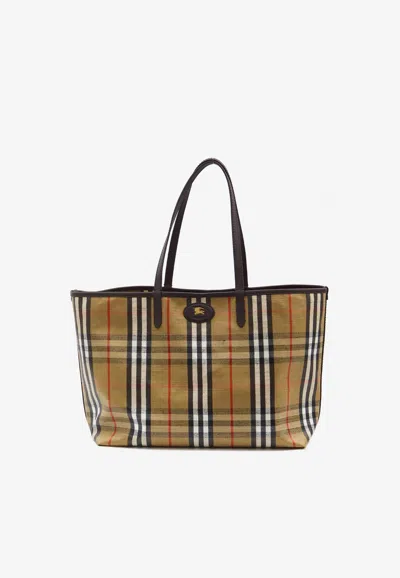 Burberry Beige Highlands Medium Tote Bag