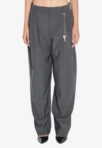 Alexander Wang Mid-rise Trouser With Chain
