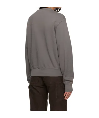 Heron Preston Gray Burn Sweatshirt