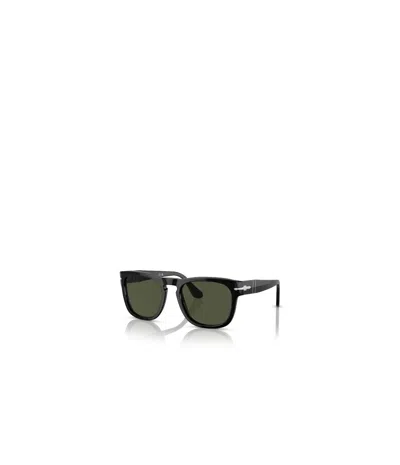 Persol Rectangular Sunglasses In Green