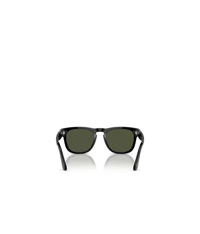 Persol Rectangular Sunglasses In Green