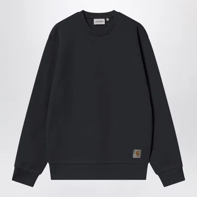 Carhartt Hudson Black Sweatshirt In Black