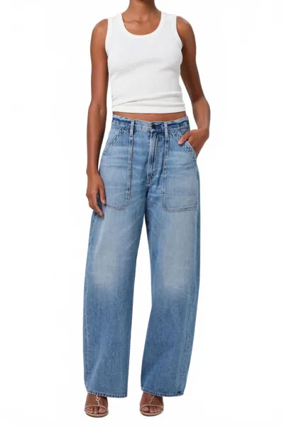 Citizen Of Humanity Ayla Relaxed Baggy Pants In Zenith