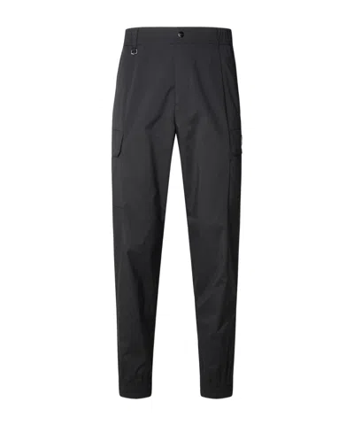 Duvetica Loose Waist Casual Pants In Black