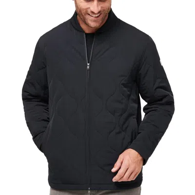 Travismathew Come What May Quilted Jacket In Black
