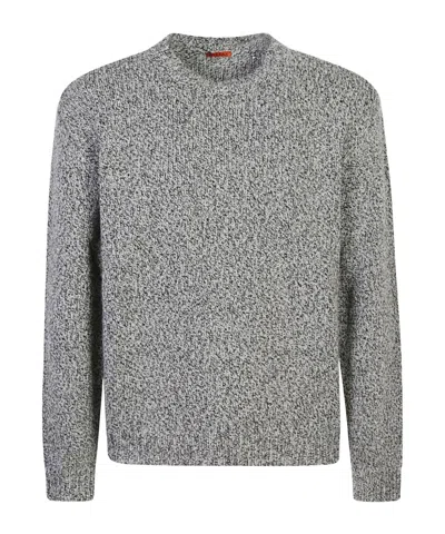 Barena Venezia Textured Knit Sweater With Cozy Fit And Versatile Style In Gray