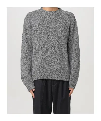 Barena Venezia Textured Knit Sweater With Cozy Fit And Versatile Style In Gray