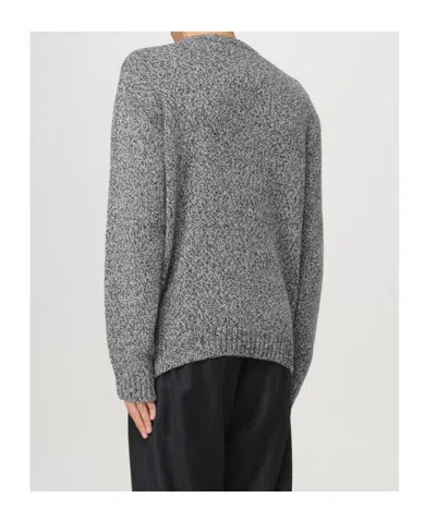 Barena Venezia Textured Knit Sweater With Cozy Fit And Versatile Style In Gray