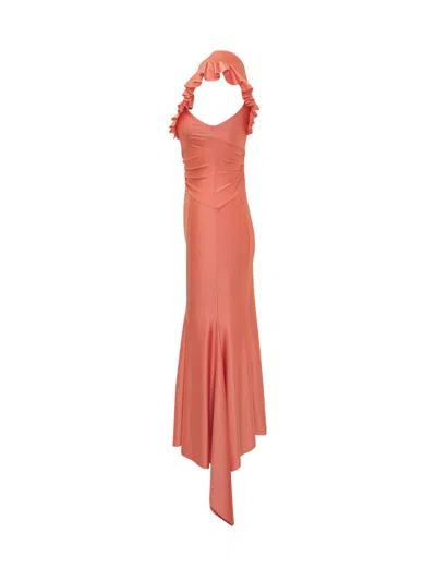 Philosophy Di Lorenzo Serafini Ruched Detailed Midi Dress