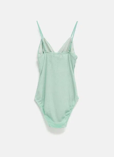Baserange Mississippi Velour Body In Green