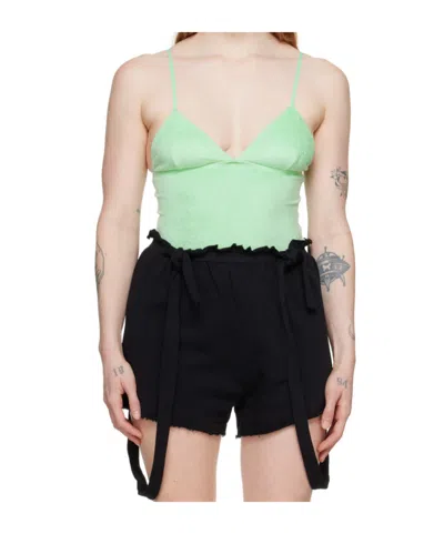 Baserange Mississippi Velour Body In Green