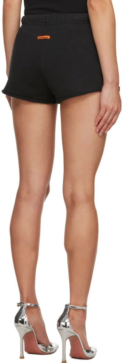 Heron Preston Elastic Waist Shorts In Black