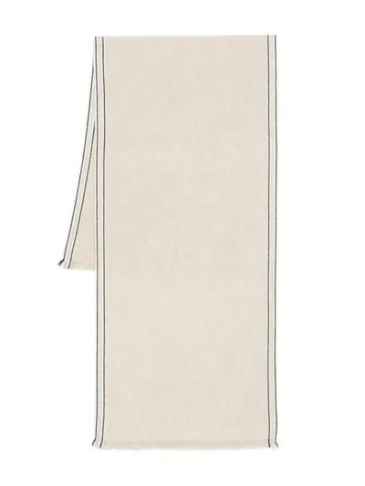 Brunello Cucinelli Striped Cashmere Scarf