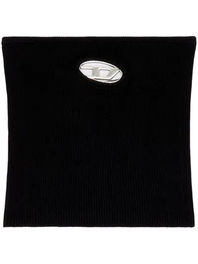 Diesel Ribbed Viscose Cropped Top M-clarksvillex
