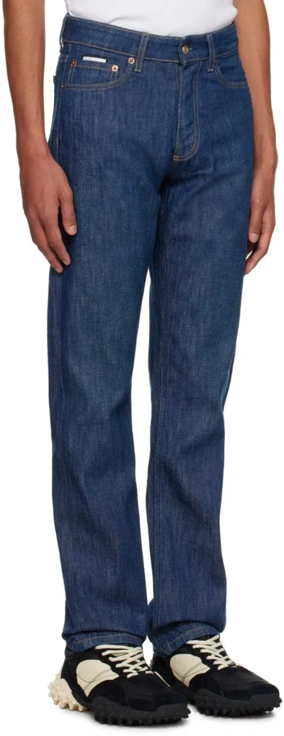 Eytys Denim Trousers With Belt Loops In Blue