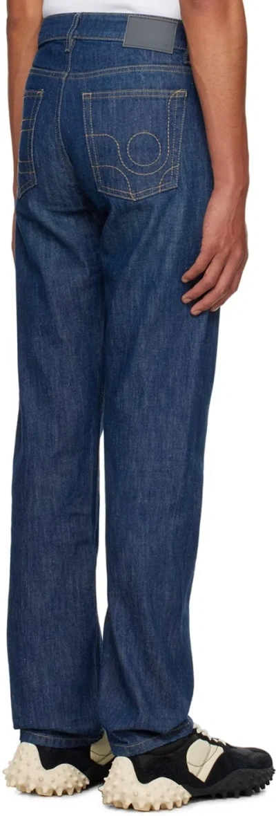 Eytys Denim Trousers With Belt Loops In Blue