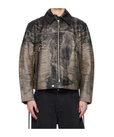 Eytys Dixon Zorn Zipped Jacket In Brown