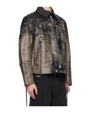 Eytys Dixon Zorn Zipped Jacket In Brown