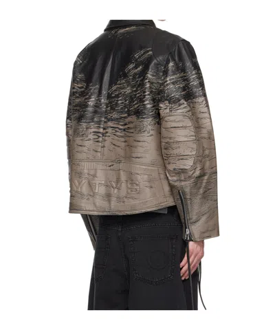 Eytys Dixon Zorn Zipped Jacket In Brown