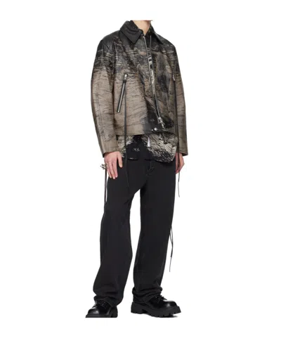 Eytys Dixon Zorn Zipped Jacket In Brown