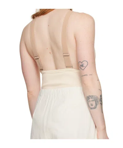 Baserange Off-white Suspend Bodysuit In Neutral