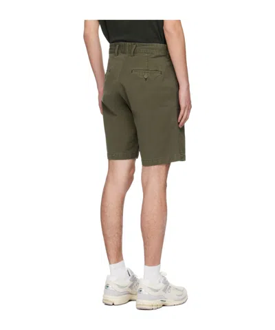 Agolde Four-pocket Shorts In Green