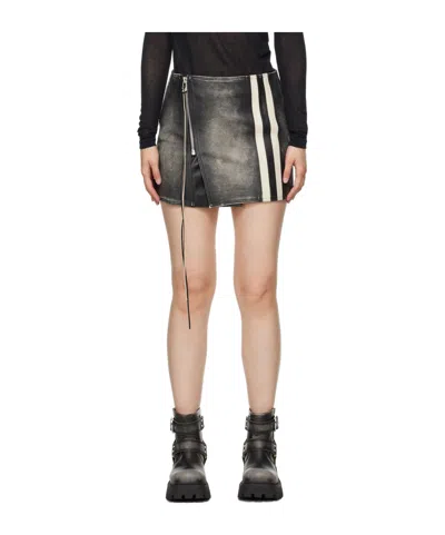 Eytys Rogue Stripe Skirt In Black