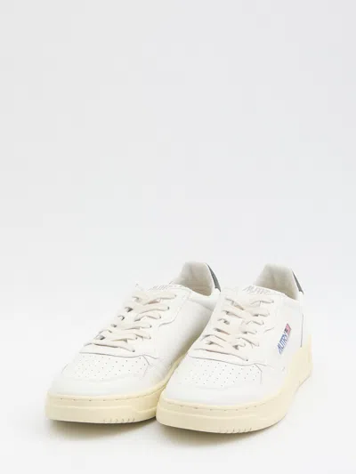 Autry White Sneakers With Smooth Leather Upper In White
