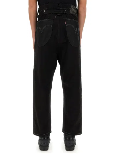 Junya Watanabe X Levi's Straight-leg Trousers In Black