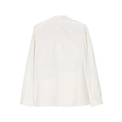 Mazzarelli Long-sleeve Shirt Jacket In White