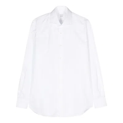 Mazzarelli Cotton Shirts In White