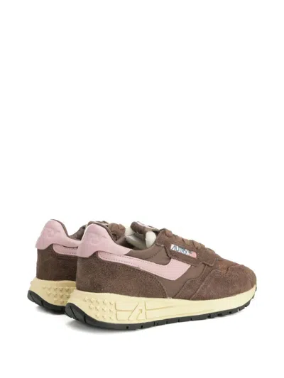Autry Reelwind Low Sneakers In Nylon Suede And Leather Color Plugh And Zephyr