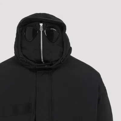 Junya Watanabe Ribbed Cuff Drawstring Coat In Black