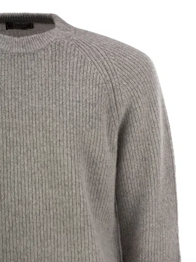 Peserico Crew-neck Rib Sweater
