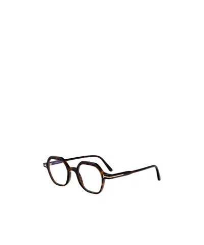 Tom Ford Eyewear Hexagonal-frame Glasses