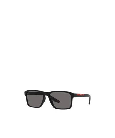 Prada 58mm Polarized Rectangular Sunglasses