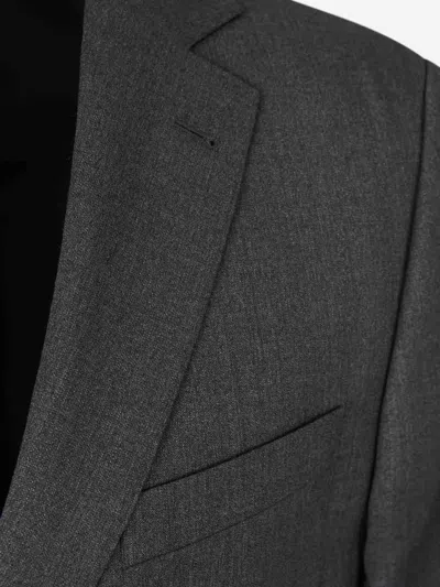 Officine Generale Virgin Wool Blazer In Gray