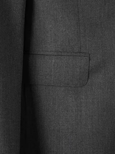 Officine Generale Virgin Wool Blazer In Gray