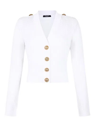Balmain V-necked Cardigan