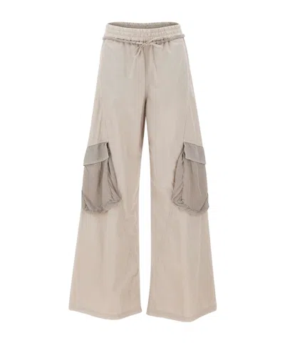 Iceberg Wide-leg Cargo Pants In Neutral