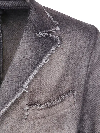 Avant Toi Herringbone Rever Jacket With Shadow Clothing