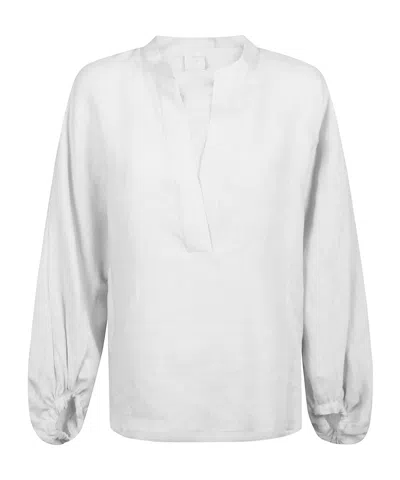 Eleventy Long-sleeved Shirt In White