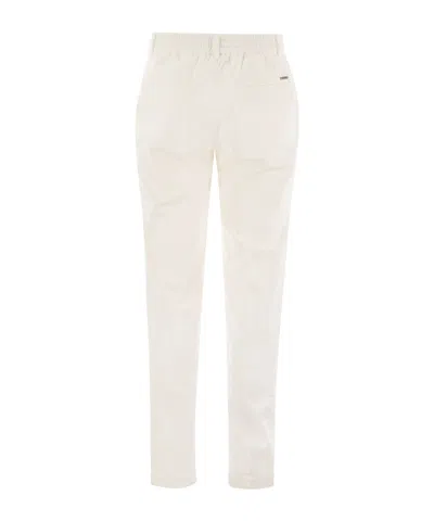 Peserico Men's Corduroy Trousers In White