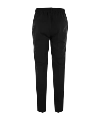 Peserico Belt Loop Casual Pants In Animal Print