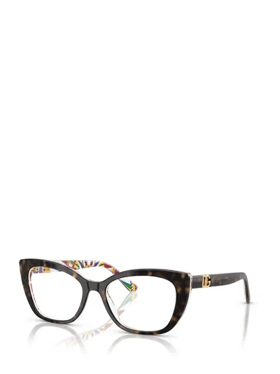Dolce & Gabbana Full Frame Plain Mirror In Brown