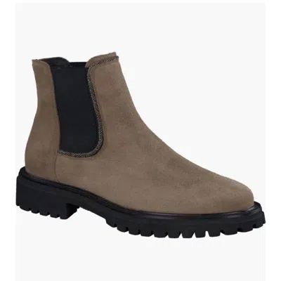 Paul Green Women's Salzburg Chelsea Leather Boot In Lug Tan