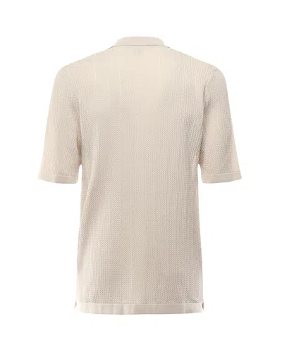 Eleventy Sand Cotton Regular Fit Shirt In Neutral